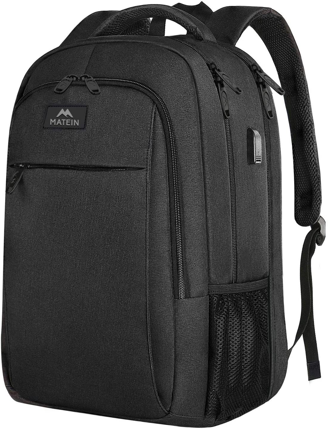 MATEIN 17"Travel Laptop Backpack with USB Charger Port