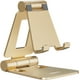 thumbnail image 1 of Nulaxy Soporte plegable doble para teléfono celular, totalmente ajustable, soporte plegable para teléfono de escritorio, base compatible con Phone15 14 13 12 11 Pro Xs Xs Max Xr X 8, Nintendo Switch,, 1 of 4