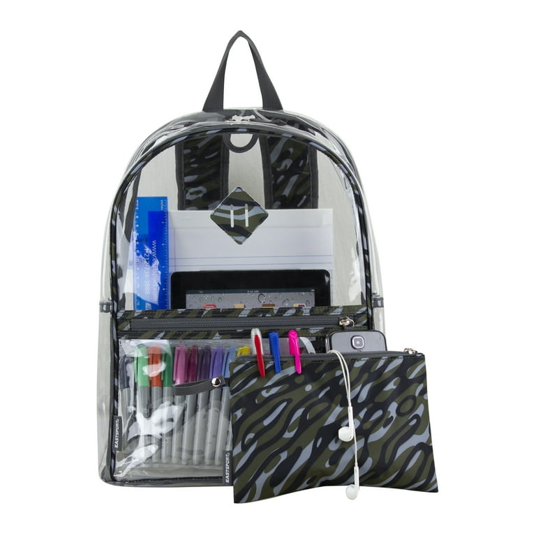 Clear backpack designer 2025