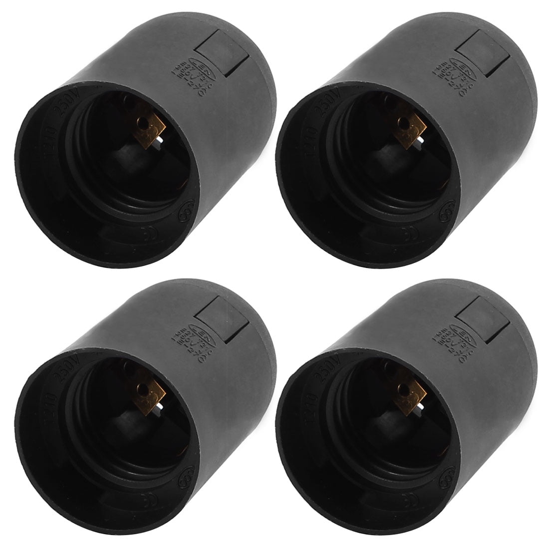 4Pcs 250V 4A E27 Plastic Socket Light Bulb Lamp Light ... 4Pcs 250V 4A E27 Plastic Socket Light Bulb Lamp Light ...