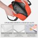 thumbnail image 3 of Disketp Salmon Fish Meat Lonchera Térmica para Mujer y Hombre, Bolsa de Almuerzo Reutilizable e Impermeable para Trabajo, Viajes y Picnic, 3 of 7