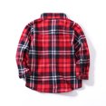 thumbnail image 7 of Edvintorg Toddler Long Sleeve Shirt Baby Boy Girl Plaid Top for Toddler Spring Fall Winter Coat for Kids 12M-10Y Jackets for Kids Girls Children Clothes Boys, 7 of 7