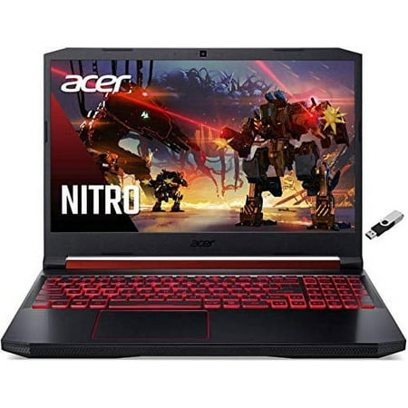 Acer Nitro 5 AN515 Gaming Laptop, 2022, 15.6" 1920 x 1080 144 Hz, Intel Core i7-11800H 8-Core, NVIDIA GeForce RTX 3050 Ti 4GB, 16GB DDR4, 512GB SSD, Windows 10 Pro, Backlit Keyboard, Shale Black