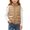 A05-Beige, variant on Kids Sleeveless Puffer Vest Zip Up Quilted Jacket with Flap Pockets Size 8-9