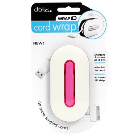 UPC 090146709752 product image for Paris WID34MCPK Dotz WrapID Cord Wraps, with Identifier, Pink | upcitemdb.com
