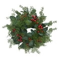 thumbnail image 1 of Wmqpnns Nouvelle Couronne Tendance Petites Feuilles de Houx Baies Rouges Porte et Fenêtre Offres du Jour Liquidation, 1 of 9