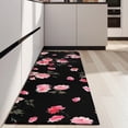 thumbnail image 4 of Pioneer Flower Floral Print Pattern Kitchen Rug Mat,Kitchen Runner Rugs Non Skid Washable,Decorative Kitchen Floor Mats for Kitchen,Sink,Laundry,17"X47", 4 of 5