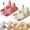 Blanc + Rose, variante sur Support de Couvercle pour Casserole à Cuillère, Repose-Cuillère avec Support de Couvercle, Repose-Cuillère pour Cuisinière Nouveau E4