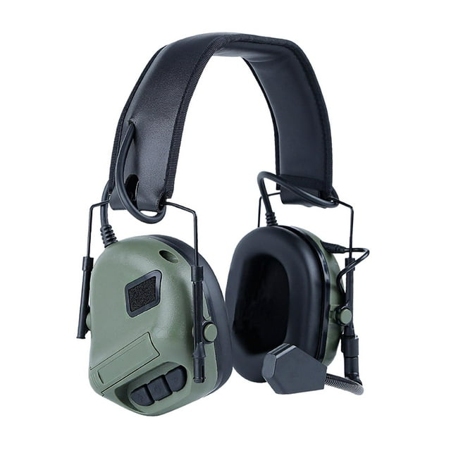 Protectores auditivos Protector auditivo suave Portátil Cómodo Orejeras plegables para Verde