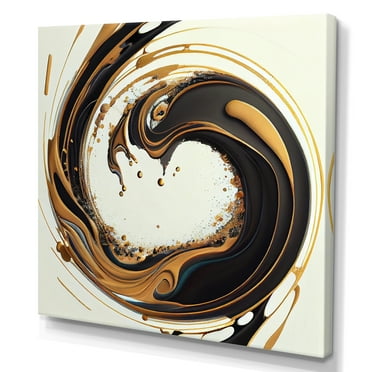 Designart Green And Gold Agate II Canvas Wall Art - Walmart.com