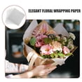 thumbnail image 3 of OULII 100Pcs White Floral Wrapping Tissue Paper Sheets with Hand Crimped Design for Flowers, 3 of 7