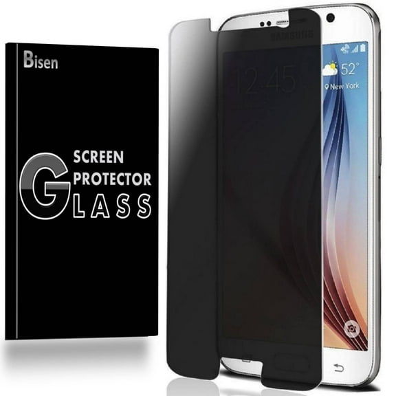 Samsung Galaxy S5 (2014 Release) [2-Pack BISEN] Privacy Tempered Glass Screen Protector, Anti-Spy [Keep your screen secret]
