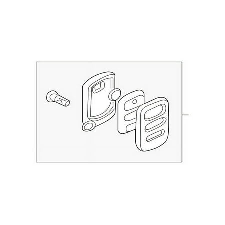 Genuine OE Mitsubishi Keyless Entry Transmitter - MR587859