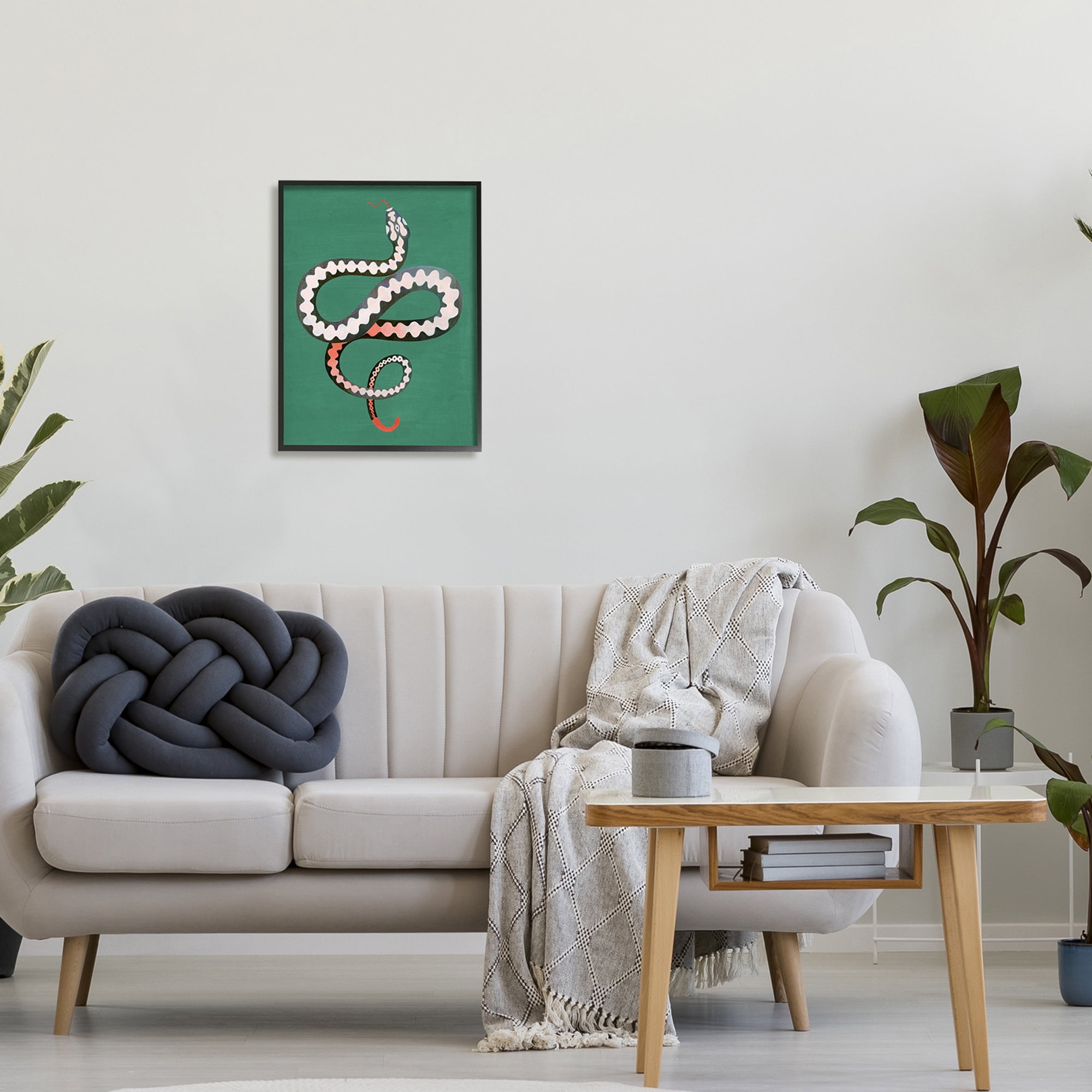 Stupell Industries Flexible Viper Symbol Snake Reptile Vivid Portrait,16 x 20, Design by Grace Popp