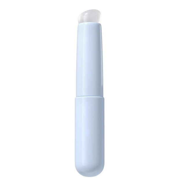 Huggegwe Brosse à Lèvres en Silicone, Applicateur de Baume à Lèvres Multifonction, Brosses à Lèvres en Silicone Doux Tête Ronde Inclinée, Brosse à Lèvres Réutilisable pour Rouge à Lèvres, Baume à Lèvres, Gloss et Repulpant