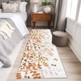 thumbnail image 4 of 2'x6' Rug Runners for Hallways Kitchen, Yellow Leaves Non Slip Entryway Beside Floor Carpet Runner, Summer Botanical Washable Laundry Room Bedroom Throw Rugs Mat for Family Pet, 4 of 8