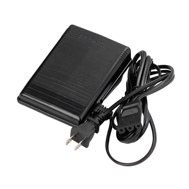 Controlador de pedal de repuesto para máquina de coser, enchufe estadounidense de 110 V para uso doméstico, instalación rápida, cable de alimentación