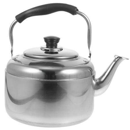 

Tinksky Stainless Steel Kitchen Kettle Large Capacity Automatic Sounding Pot for Gas Induction Cooker Induction Furnace (4L)