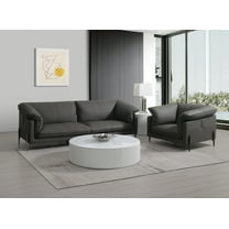 Acme Furniture Tadi Sofa in Black Top Grain Leather