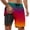 Z136-Dark Green, variant on Men Plus Size Beach Shirts Breathable Solid Color Quick Dry Swimming Swimsuit Beach Shorts with Liner Big and Tall Upf 50+ Sun Protection Beach Shorts Bathing Suits