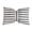Gray, variant on Yatlte Bow Shaped Pillow, Striped Black and White Reversible Pillow Cushions for Couch Bed Sofa Office Car Decor Neck Waist, Hand Made Cotton, Detachable to Wash