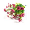 thumbnail image 1 of Juego de 10 piezas de eucalipto, violetas, plantas artificiales, flores artificiales, plástico, jarrones para interior y exterior, 10 rosas, 1 of 4