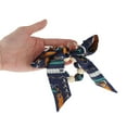 thumbnail image 4 of Unique Bargains 1 Pc Fashion Bow Wooden Beads Bag Charm Handbag Accessories Navy Blue, 4 of 5