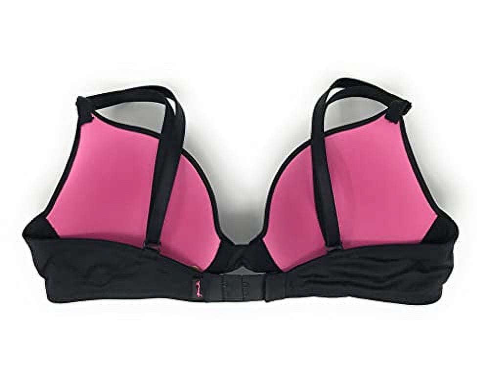 PINK Victoria's Secret Black bra with inner pink cups, new without tags,  36DD