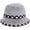 Gray, variant on CoCopeaunts Mens Bucket Hat Winter Plush Warm Fashion Hundred Women Basin Cap Splicing Checkerboard Lattice Brim Fisherman Hats