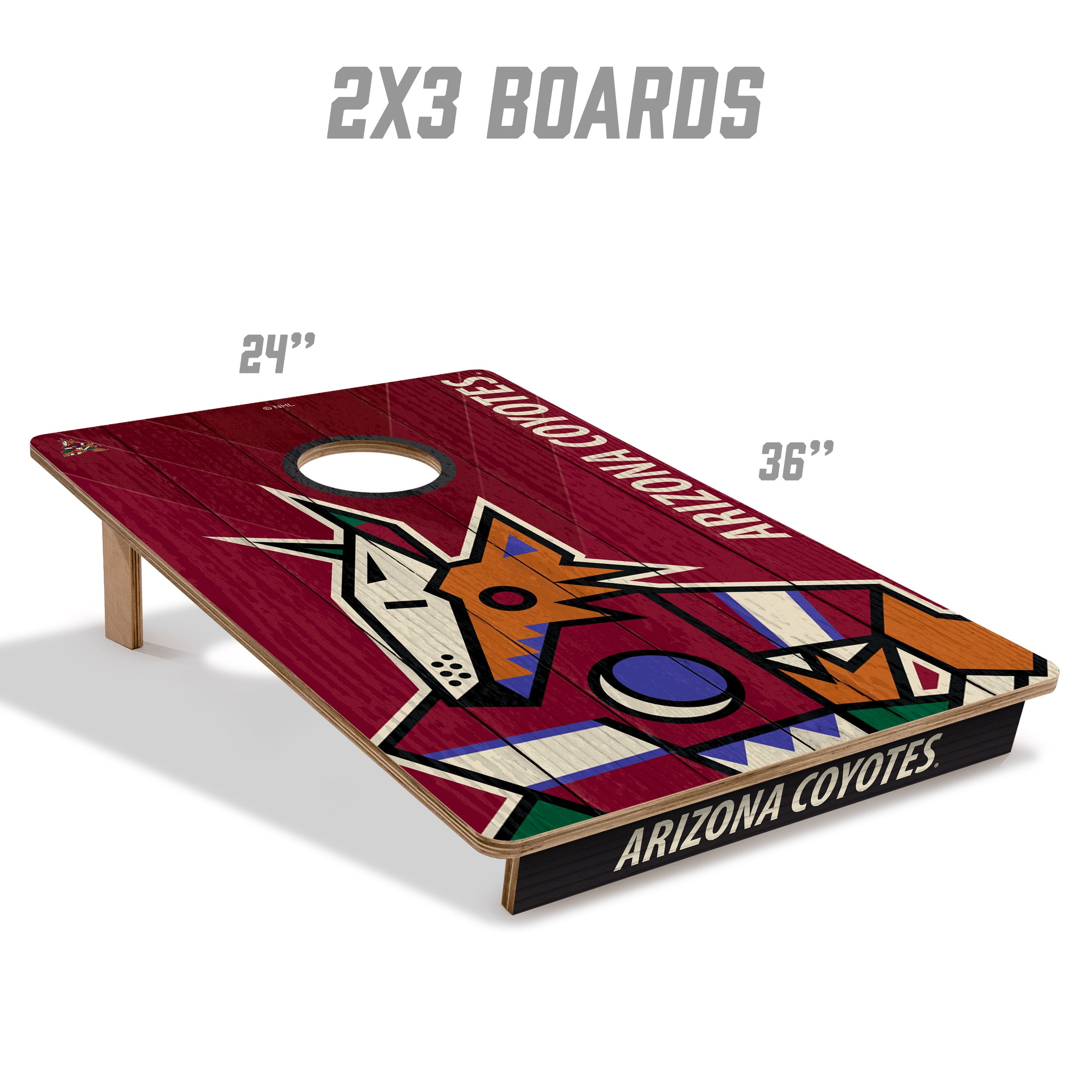 YouTheFan NHLArizona Coyotes 2' x 3' Cornhole Game