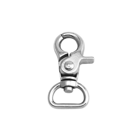 

Fenggtonqii Silvery 0.6 Inner Diameter D Ring Pliers Buckle Lobster Clasps Swivel Snap Hooks Pack of 30