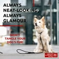 thumbnail image 2 of Glamour Rolled Leather Dog Leash for Small Medium and Large Dogs | Heavy Duty Strong Leather Puppy Leash for Outdoor Walking Running Training | Strong Dog Leashes for Large Breed Dogs - Black, 2 of 6