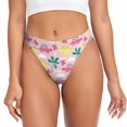 thumbnail image 1 of Balery Dinosaur Tangas de Algodón para Mujer con Estampado – Ropa Interior Sexy, Transpirable, G-string-Medium, 1 of 6