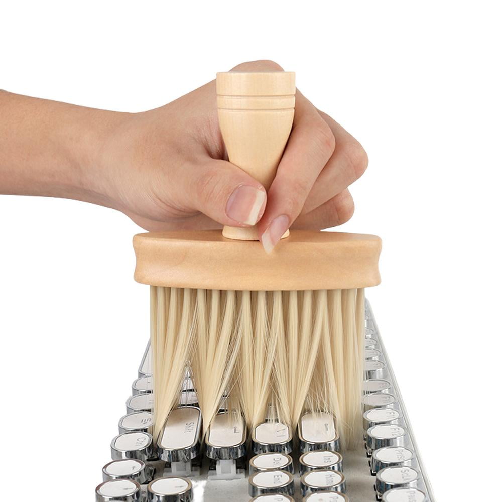 Famure Keyboard Brush Multifunction Keyboard Detailing Brush With Wooden Handle Soft