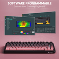 thumbnail image 6 of ATTACK SHARK M86 Tri-mode Gasket Mechanical Keyboard 75% Tri-Mode Wireless Gaming Keyboard, Side Print PBT Keycap, Hot-Swappable, 6 of 8