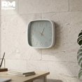 thumbnail image 5 of Reloj de Pared Cuadrado 21 cm Vintage Colores Pastel Silencioso verde YC038469, 5 of 5