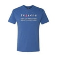 thumbnail image 2 of Donâ€™t Let Friends ALone Awareness Mens Premium Tri Blend T-Shirt, Vintage Royal, Small, 2 of 3