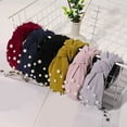 thumbnail image 4 of Uooqdmx Headbands for Women, Pearl Headband, Jeweled Headbands for Women, Women Hair Accessories Ladies Girls Headwear, Knotted Headband for Women, B One Size, 4 of 6