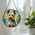 thumbnail image 5 of 89Bloom Silky Terrier Window Hanging Stained Glass, Silky Terrier Suncatchers for Windows Stained Glass, Stained Glass Dog suncatcher, Dog Stained Glass, 5 of 8