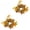 B, variant on 2 Pack Fall Candle Ring Wreaths, Artificial Maple Leaf Pumpkin Sunflower Candle Holder Rings, Thanksgiving Harvest Table Centerpiece Decorations