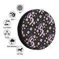 thumbnail image 4 of Naloa Snake And Floral1 PVC Leather Spare Tire Wheel Cover for Car Truck SUV Camper Trailer Universal Fit many size16 inch, 4 of 6