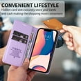 thumbnail image 6 of Case for Samsung Galaxy A42 5G PU Leather Wallet Case Cover,Samsung Galaxy A42 5G Flip Folio Case with Card Holders,Magnetic Phone Case Compatible with Samsung Galaxy A42 5G,Light Purple, 6 of 13