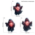 thumbnail image 5 of nvzhuang Halloween Wall Decals Ghost and Heart Window Clings Creepy Stickers for Home Holiday Party Supplies, 5 of 5
