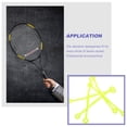 thumbnail image 3 of AURARMLET 5Pcs Portable Green Tennis Racket Dampener Silicone Shock Absorber Accessory, 3 of 8