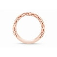 thumbnail image 4 of AFFY 14k Rose Gold Over Sterling Silver Byzantine Ring Jewelry For Engagement Wedding Anniversary Ring Size-5.5, 4 of 6