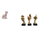 thumbnail image 1 of Estatua de gato, figura decorativa, escultura de animal, arte artesanal, adorno de resina, , decoraciones de mesa, esculturas de arte abstract, 1 of 8