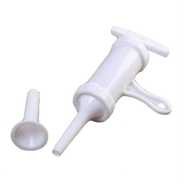 Food Grade Quality Manual Sausage Maker Meat Stuffer Filler Hand Operated Salami Maker, Commercial And Household Use