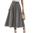 thumbnail image 4 of Sentmoon Jupe Maxi pour Femmes Jupe Taille Haute pour Femmes Confortable Coupe Régulière Jupe Mini pour Femmes pour l'Été et Temps Chaud P-3TG, 4 of 6