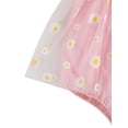 thumbnail image 5 of LMLYSoH Toddler Baby Flower Printing Two-pieces Set, Infant Girl's Square Collar Sleeveless Bodysuit Skirt + Headband Set, 5 of 8