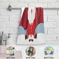 thumbnail image 5 of Coolnut 2-Piece Towels Set - Cotton Hand Towels 28.3 x 14.4 Inches Ultra Soft and Absorbent Towels for Face, Kitchen, Bath, Hotel, Gym, Merry Christmas, 5 of 6